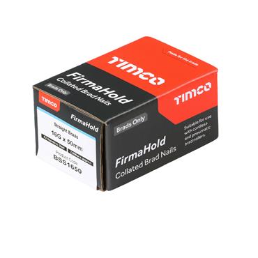 FIRMAHOLD STAINLESS BRADS 16G 50MM (2000) STRAIGHT