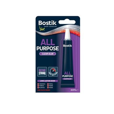 BOSTIK ALL PURPOSE ADHESIVE 20ML TUBE