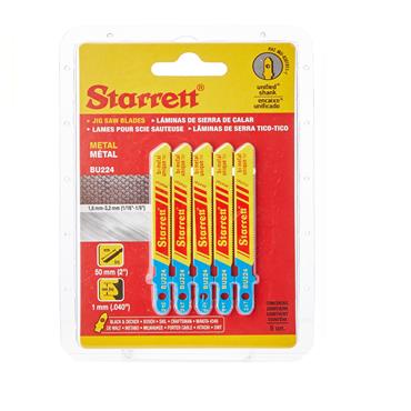STARRETT MULTI USE JIGSAW BLADES 125MMXPKT5