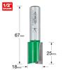 CRAFT PRO CUTTER TWO FLUTE 18MMX 1/2" SHANK