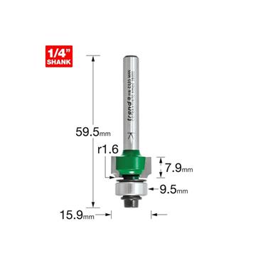 CRAFT PRO ROUNDING OVER 1.6MM RADIUS x 7.9MM CUT