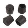 SELECT CHAIR FEET RUBBER 3/4" PK 4 BLAC