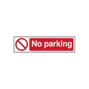 CENTURION SIGN NO PARKING 200MM X 50MM