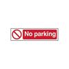 CENTURION SIGN NO PARKING 200MM X 50MM