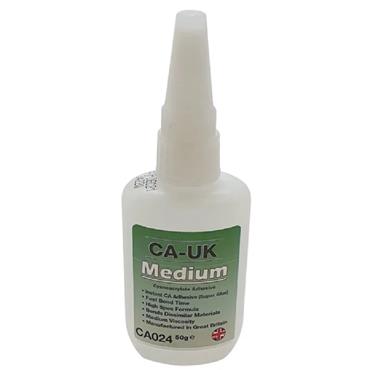 CA-UK MED VISCOSITY CYANOACRYLATE ADHESIVE 50 GRAM