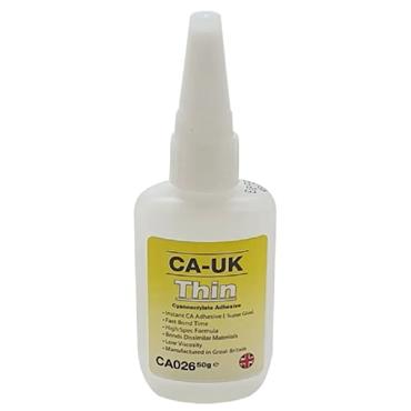 CA-UK LOW VISCOSITY CYANOACRYLATE ADHESIVE 50 GRAM
