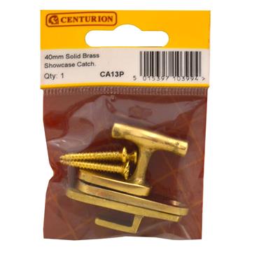CENTURION SHOWCASE CATCH SOLID BRASS
