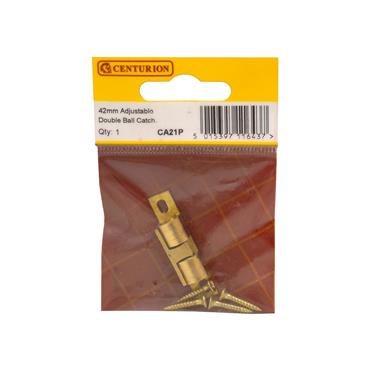 SOLID BRASS ADJUSTABLE DOUBLE CATCH BALL 42MM