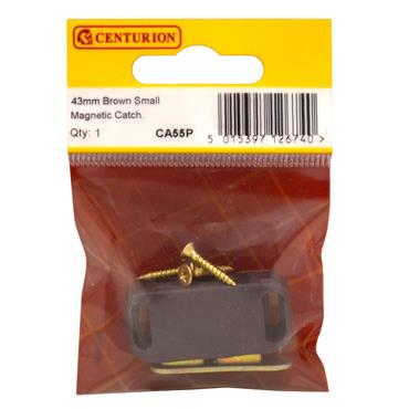 CENTURION SMALL MAGNETIC CATCH  BROWN