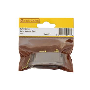 CENTURION LARGE MAGNETIC CATCH  BROWN