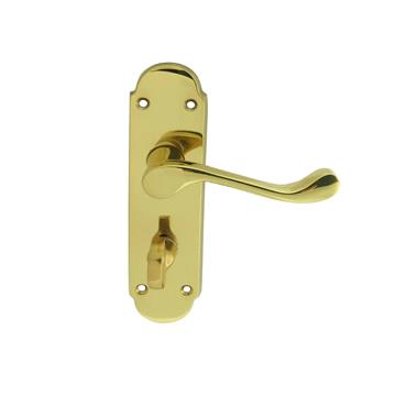 CARLISLE LEVER LOCK HANDLE SET BRASS