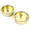 CHARNWOOD TEALIGHT CUP  GOLD COLOUR  PK 2