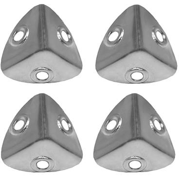 CENTURION CASE CORNERS (PKT 4) NICKEL PLATED