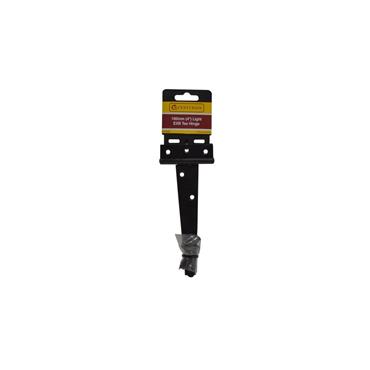 CENTURION TEE HINGES JAPANNED 100mm Pair BLACK