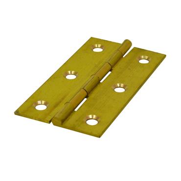 SOLID BRASS BUTT HINGES 2" PAIR 50MM