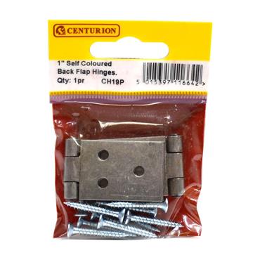 CENTURION STEEL BACK FLAP HINGES 25MM