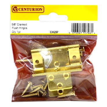 CENTURION CRANKED HINGES 16MM  EB PAIR