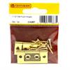 Centurion Flush Hinges 38mm Pair Brass Plated