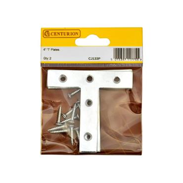 CENTURION TEE PLATES 100MM (4") ZP