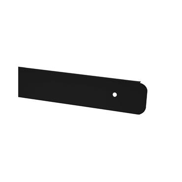 CENTURION WORKTOP END SECTION BLACK 40MM BULL NOSE