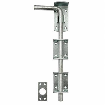 GARAGE DOOR BOLT 18"
