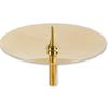 CANDLE DISH 73MM & SPIKE 10MM BRASS