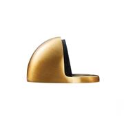 DOORSTOP FLOOR MOUNTED (OVAL) BRASS