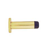 Doorstop Cylinder (with Rose) Satin Chrome