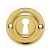Carlisle Brass AQ41 Victorian Round Keyhole Escutcheon ? 42mm Polished Brass