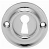 Carlisle Brass AQ41CP Victorian Round Keyhole Escutcheon ? 42mm Polished Chrome Blister Pack