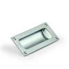 Carlisle Brass AQ90SC Rectangular Flush Pull Handle ? Satin Chrome 102 ? 45mm
