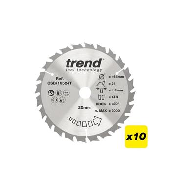 CRAFT PRO SAW BLADE 165 x 24T x 30MM