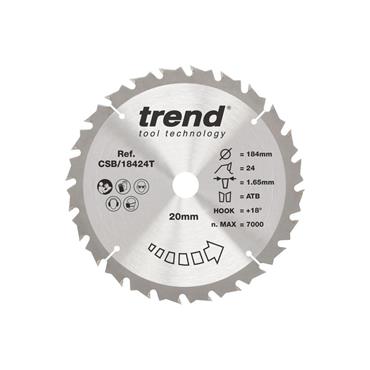 CRAFT PRO SAW BLADE 184 x 24T x 16MM