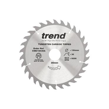 CRAFT PRO SAW BLADE 184 x 30T x 30MM