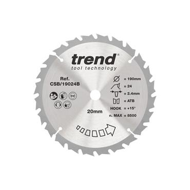 CRAFT PRO SAW BLADE 190 x 24T x 30MM