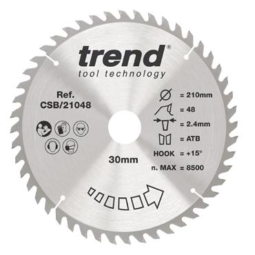 CRAFT PRO SAW BLADE 210x 48T x 30MM