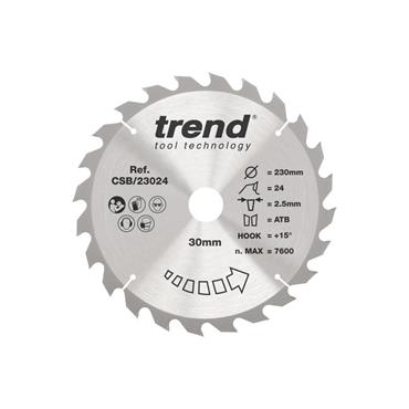 CRAFT PRO SAW BLADE 230 x 24T x 30MM