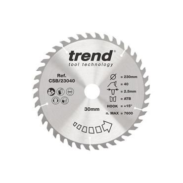 CRAFT PRO SAW BLADE 230 x 40T x 30MM