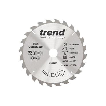 CRAFT PRO SAW BLADE 235 x 24T x 30MM