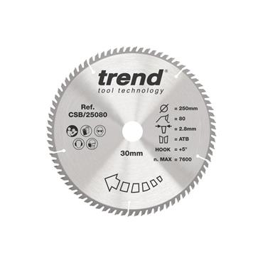 CRAFT PRO SAW BLADE 250 x 80T x 30MM