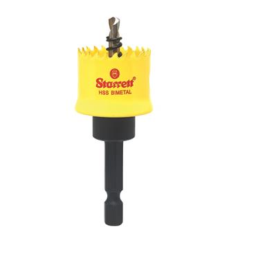STARRETT CORDLESS HOLESAW 25MM HEX SHANK