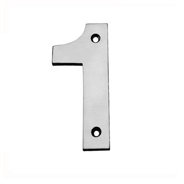 CARLISLE BRASS CHROME NUMERAL NO. 1 75MM