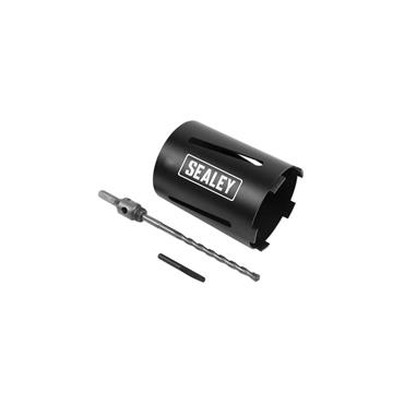 SEALEY DIAMOND CORE 117 x 165MM&ADAPTOR+PILOT BIT