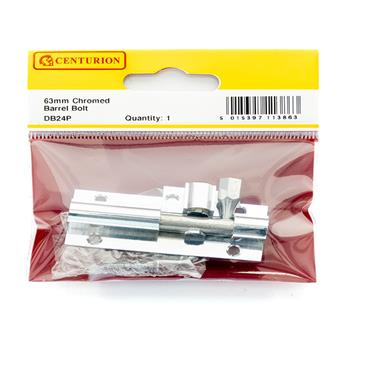 Centurion Barrel Bolt Chrome 21/2" 65mm