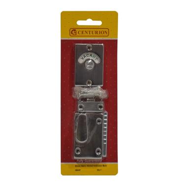 CENTURION INDICATOR BOLT SATIN NICKEL 63MM