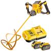 DEWALT 54V XR FLEXVOLT MIXER C/W 2x9AH BATTERIES