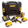 DEWALT BRUSHLESS GRINDER 18V 125MM C/W 3 X 5AH BAT