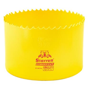 STARRETT HOLESAW DEEPCUT BI METAL 86MM