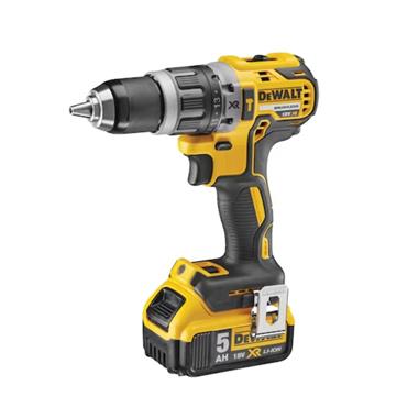 DEWALT TWIN PACK DCD796+DCF887N C/W 5 AH BATT