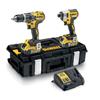 DEWALT TWIN PACK DCD796+DCF887N C/W 5 AH BATT